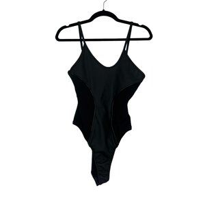 Maniere De Voir Sleeveless Bodysuit Black Size 2